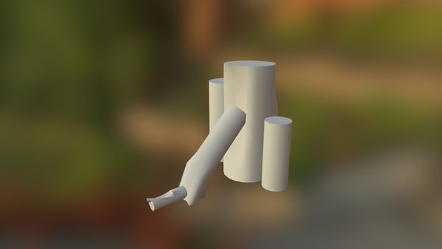 Pillars 3D Model