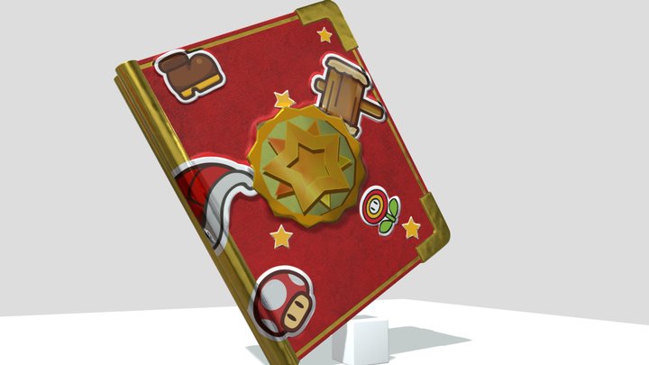 Mario Galaxy Book 3D Model