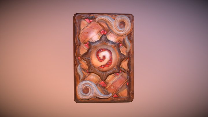 Hearthstone Card Pie 3D Model