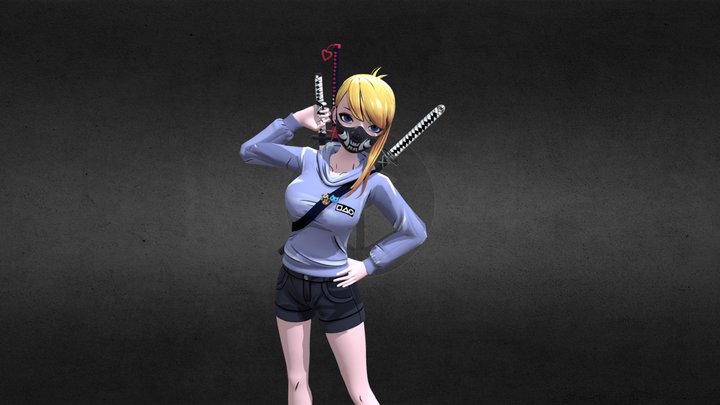 girl_minja 3D Model
