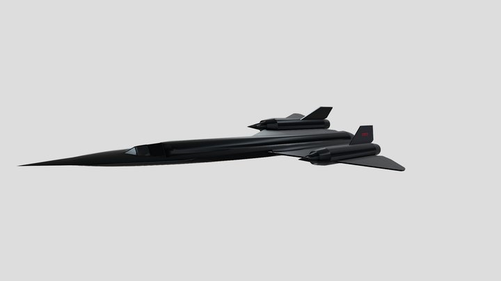 Lockheed SR-71 Blackbird 3D Model