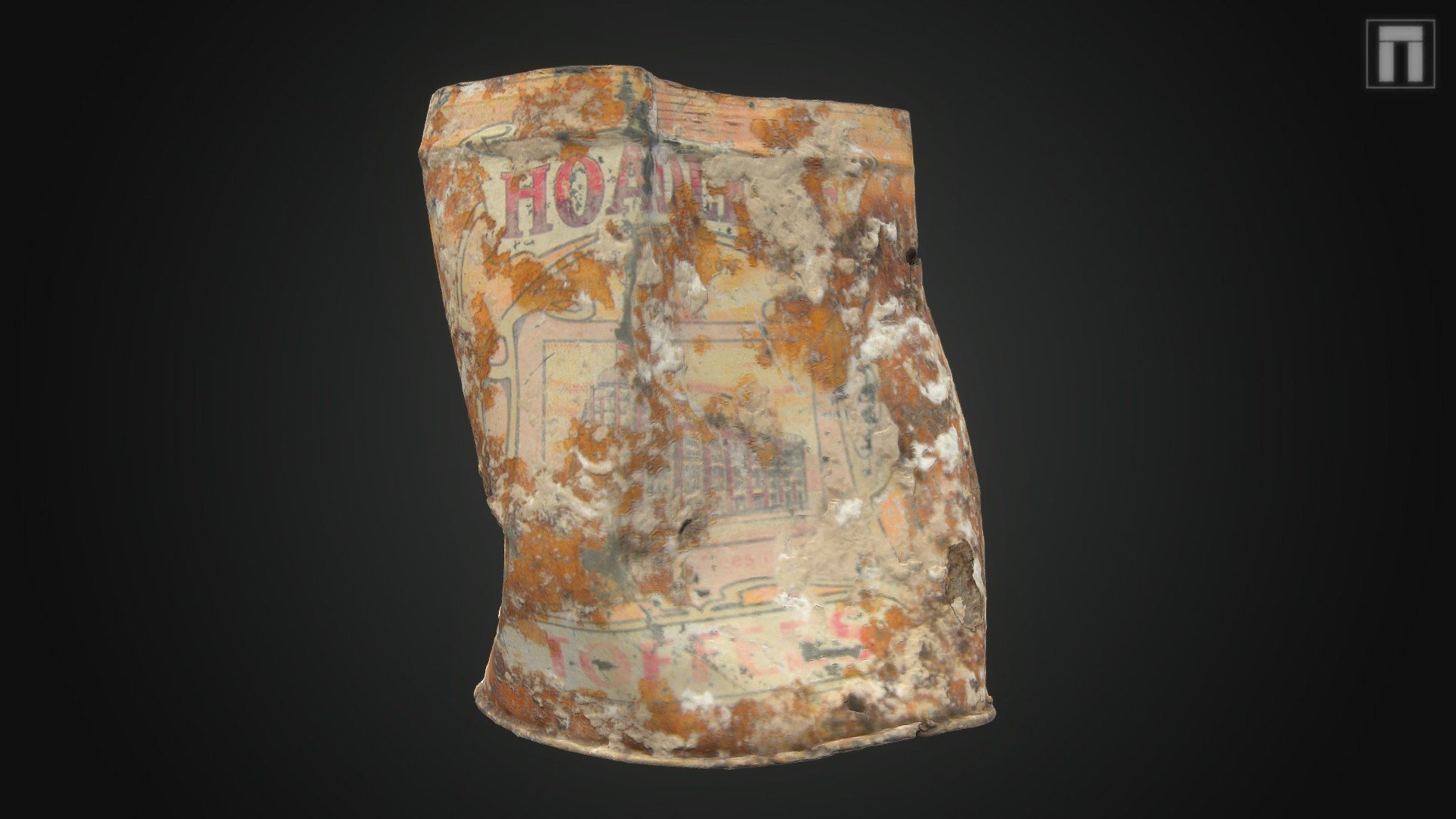 Toffee Tin 3D model by Wessex Archaeology (wessexarchaeology