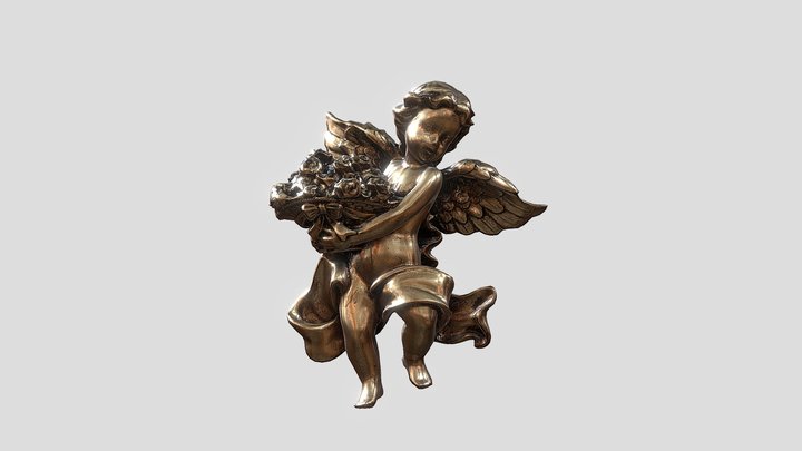 Brass Sculpture 3D Model