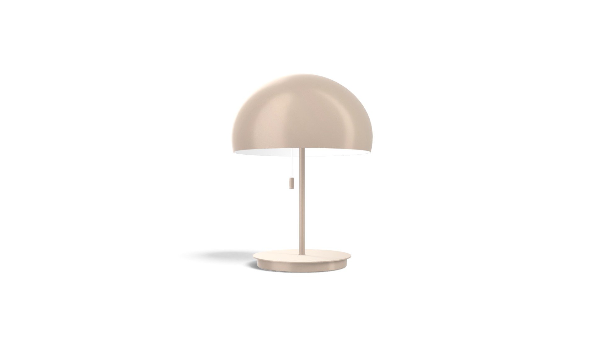 Collet Table Lamp, Pale Blush