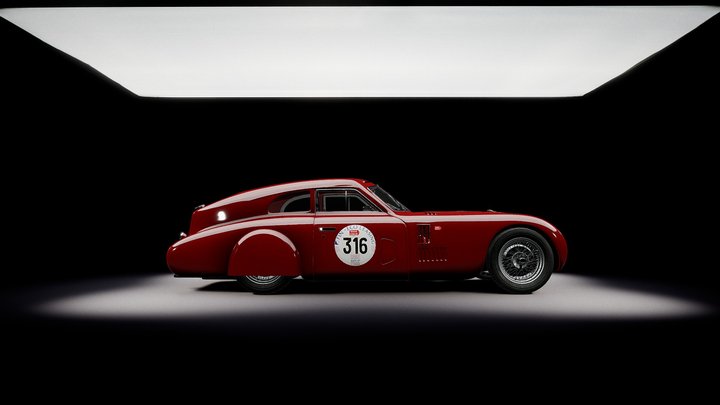 1947 Cisitalia 202 SMM 3D Model