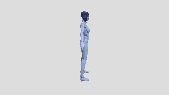 Xbox 360 - Halo 3 - Cortana 3D Model
