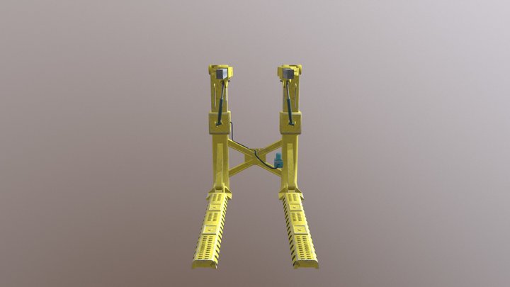 Fallout 4 Power Armor Station 3D Model