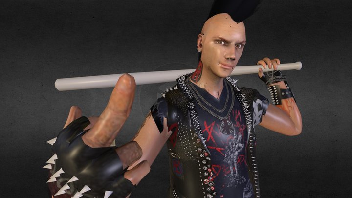 Punk 3D Model