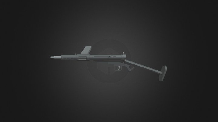 Low Poly Sten Mk 2