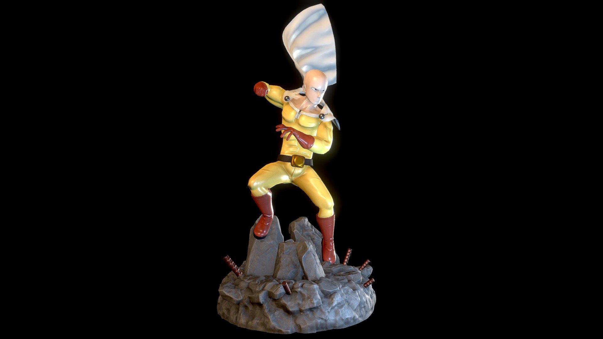 Saitama 3D models - Sketchfab