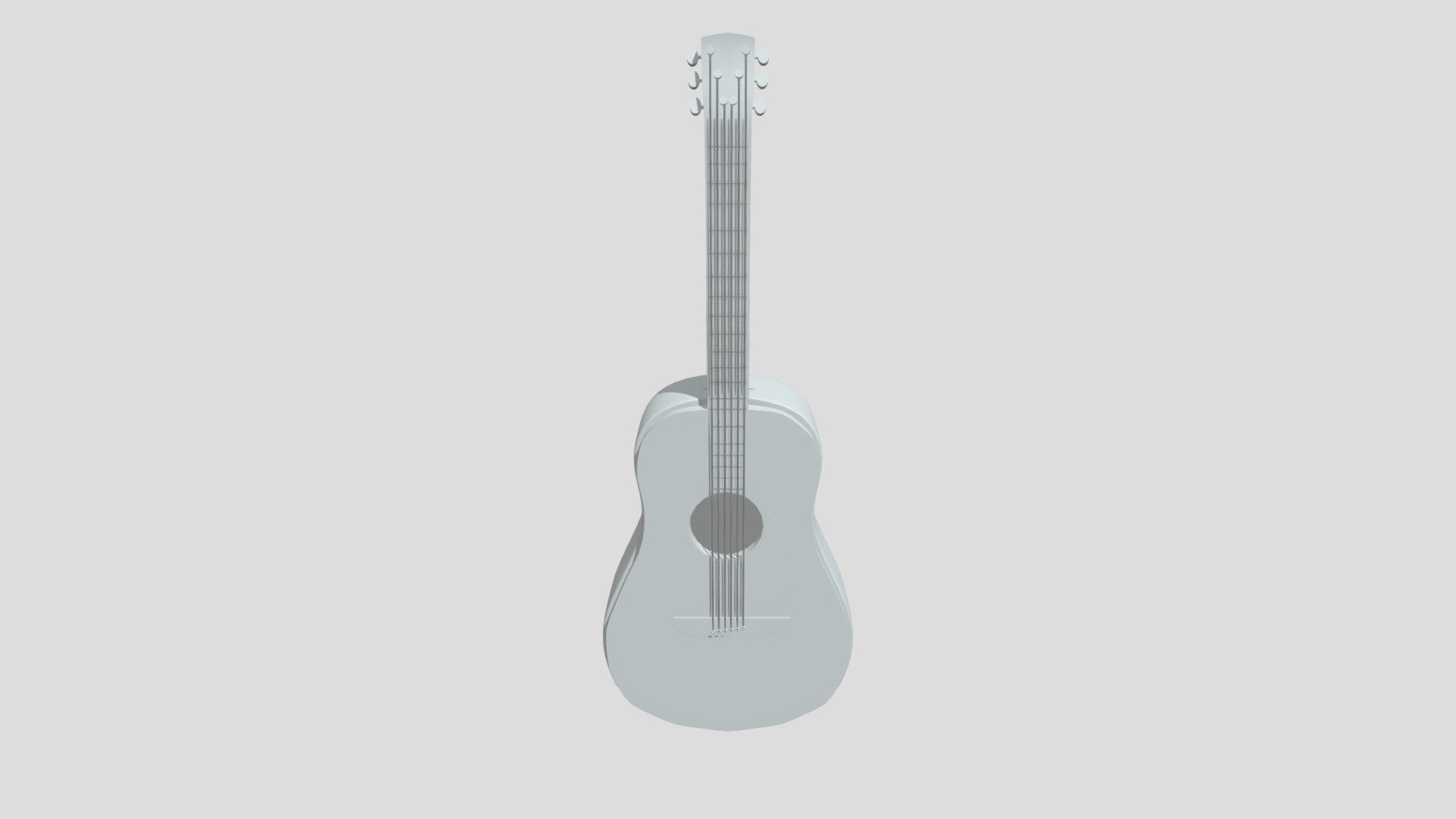 Guitar 3D Model