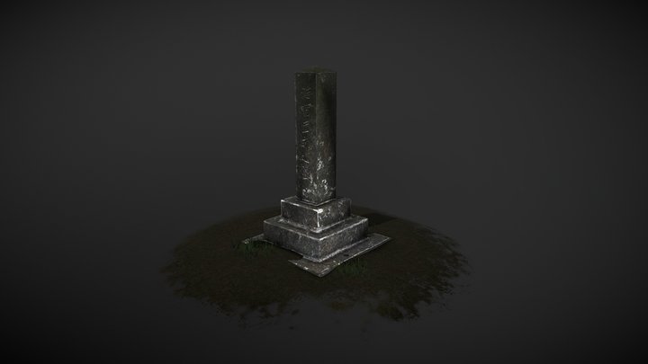 Samurai Grave 3D Model