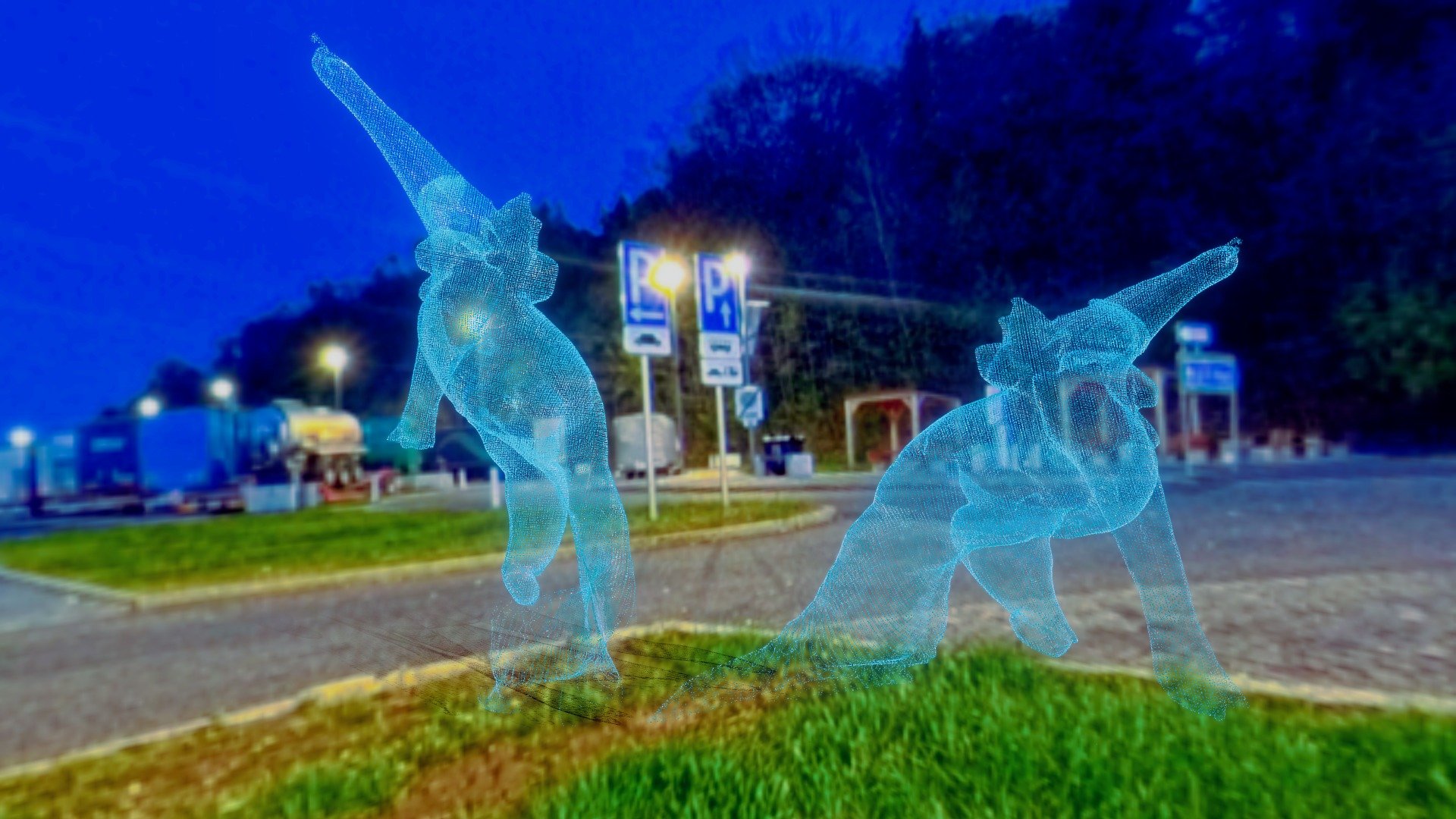 Moon Gravity Figurine Point Cloud