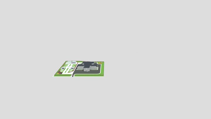 Школа 30 Нальчик 3D Model
