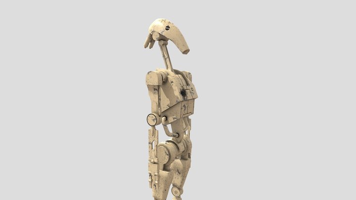 Star Wars B1 Droid 3D Model