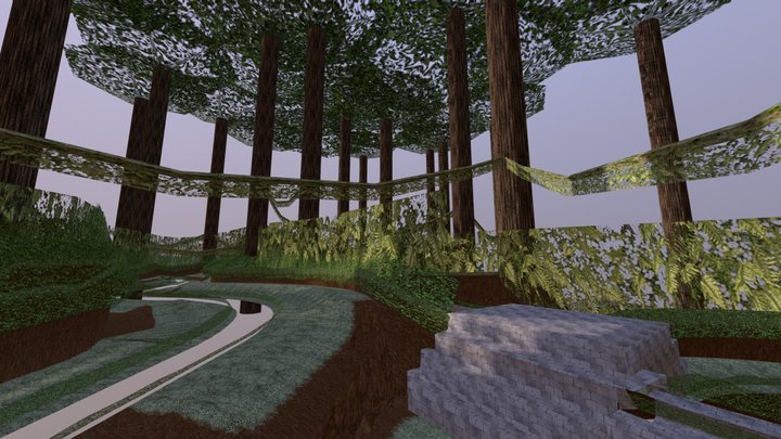 Track for BallistiNG - Jungle Instinct 3D Model