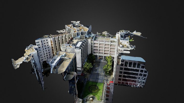 Boulogne 3D Simplified 3d Mesh 3D Model