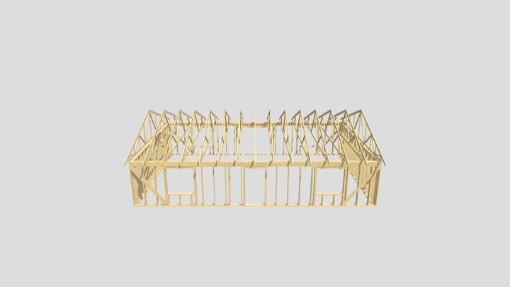 100m2 3D Model