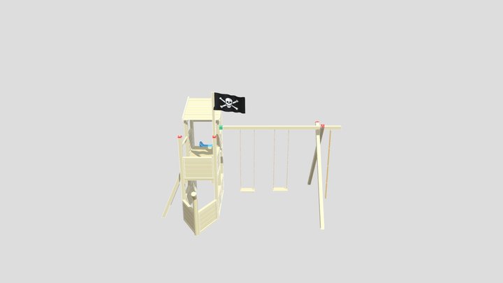 Bateau Pirate 3D Model