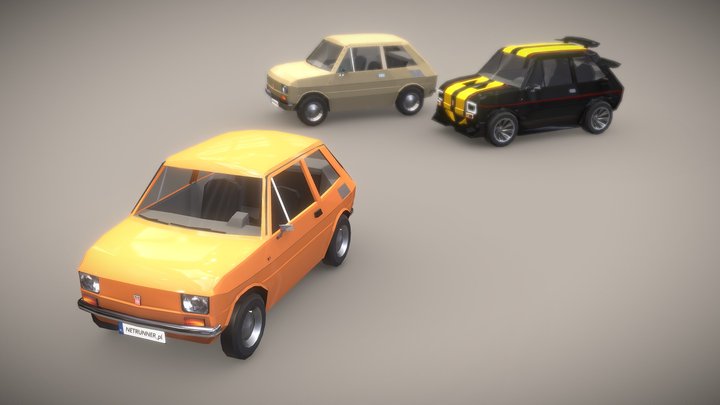 Fiat 126p Maluch - free 3D Model