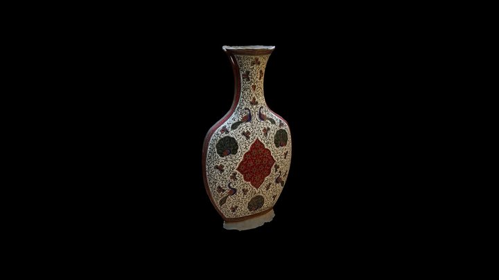 White Vase Model 3D Model