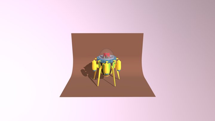Máquina del tiempo Dragon Ball Mario Alfonso 3D Model