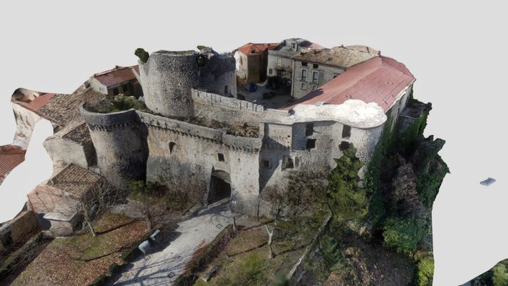 220116 Castello di Picinisco - DJI Mini 2 3D Model