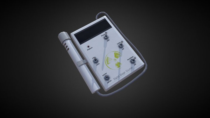 Geiger Counter 3D Model