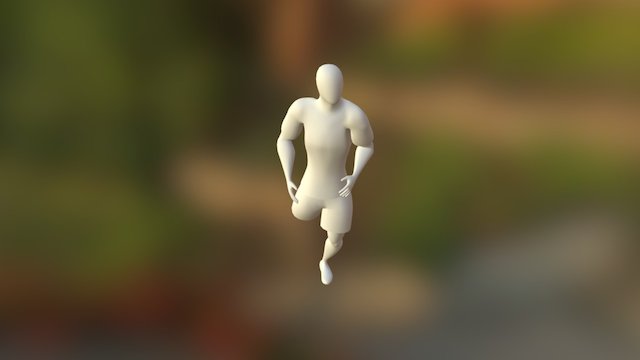 Cartoon Character 3D Model