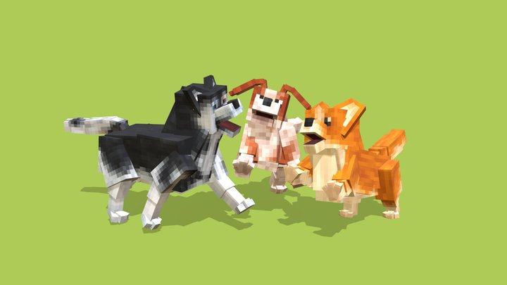Doggos 3D Model
