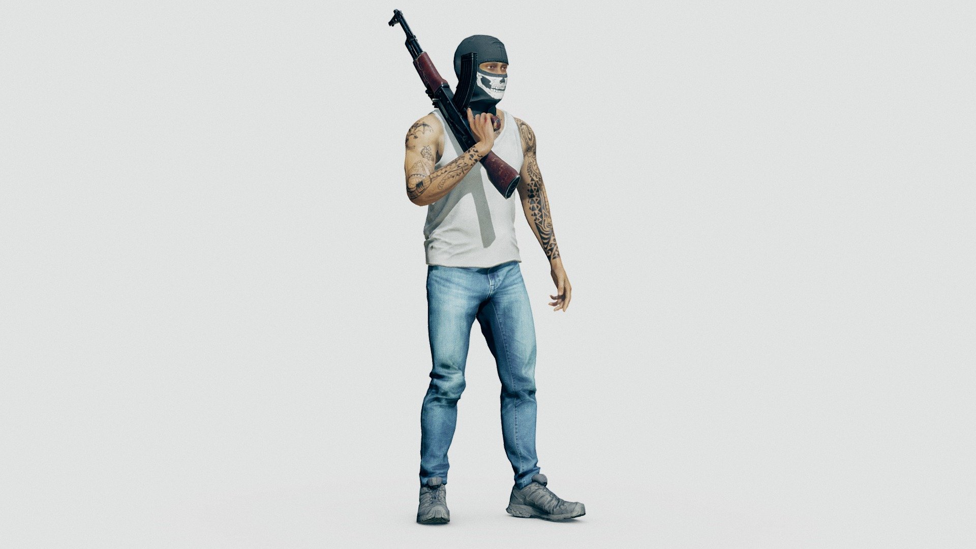 Cartel Sicario - 3D model by SpatialNeglect (@jeandiz) [9084c5f]
