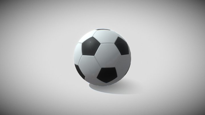Football Ball 3D Model