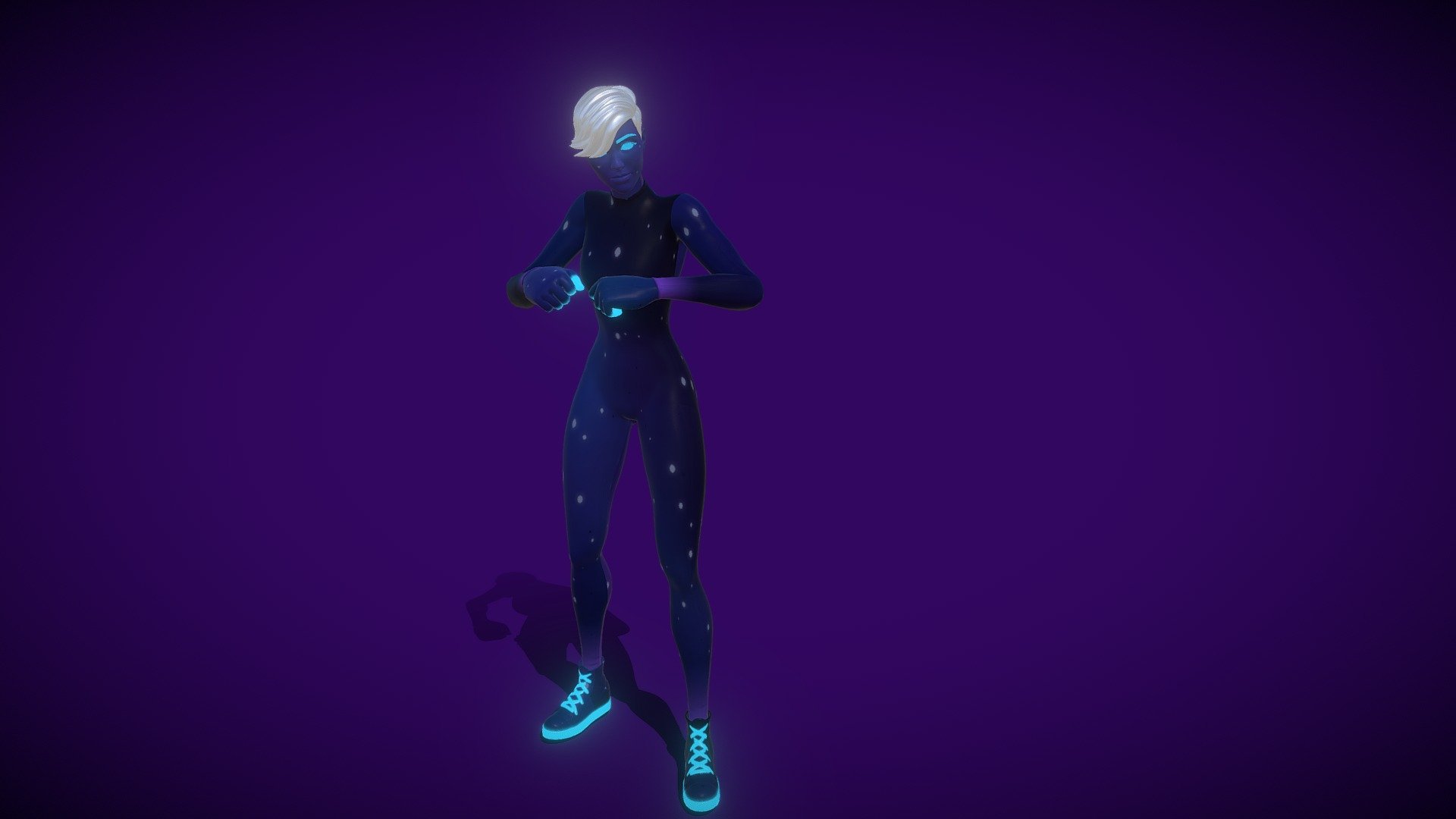 Fortnite Galaxy Scout With Breaking Point Emote Download Free 3d Model By Astronatee Astronatee