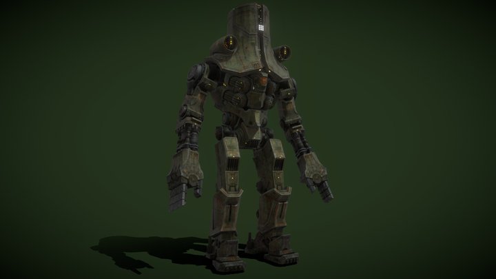 Cherno alpha (Yes Rigged bone) Pacific rim 3D Model