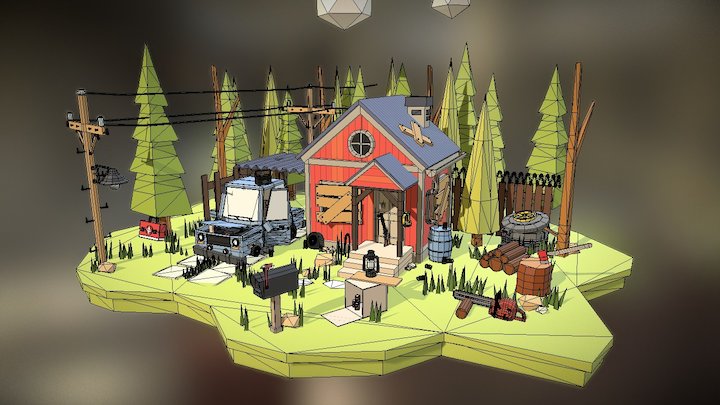 Shelter 3D Model