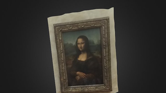 Mona Lisa 3D Model