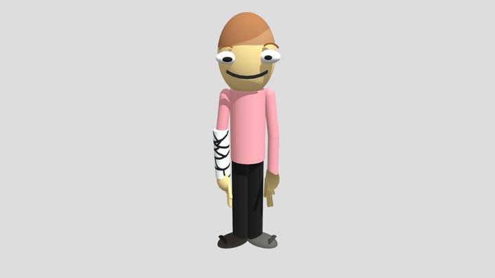 an accurate Carl model 3D Model