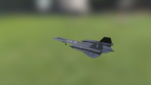 Sr71 3D Model