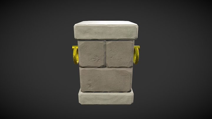 Stone Pillar - In Class - 3D Model