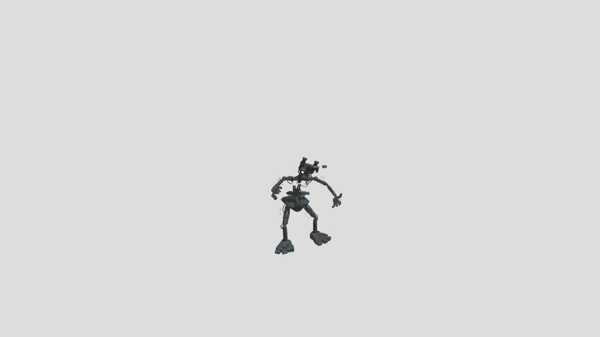 melted chocolate bonnie endoskeleton