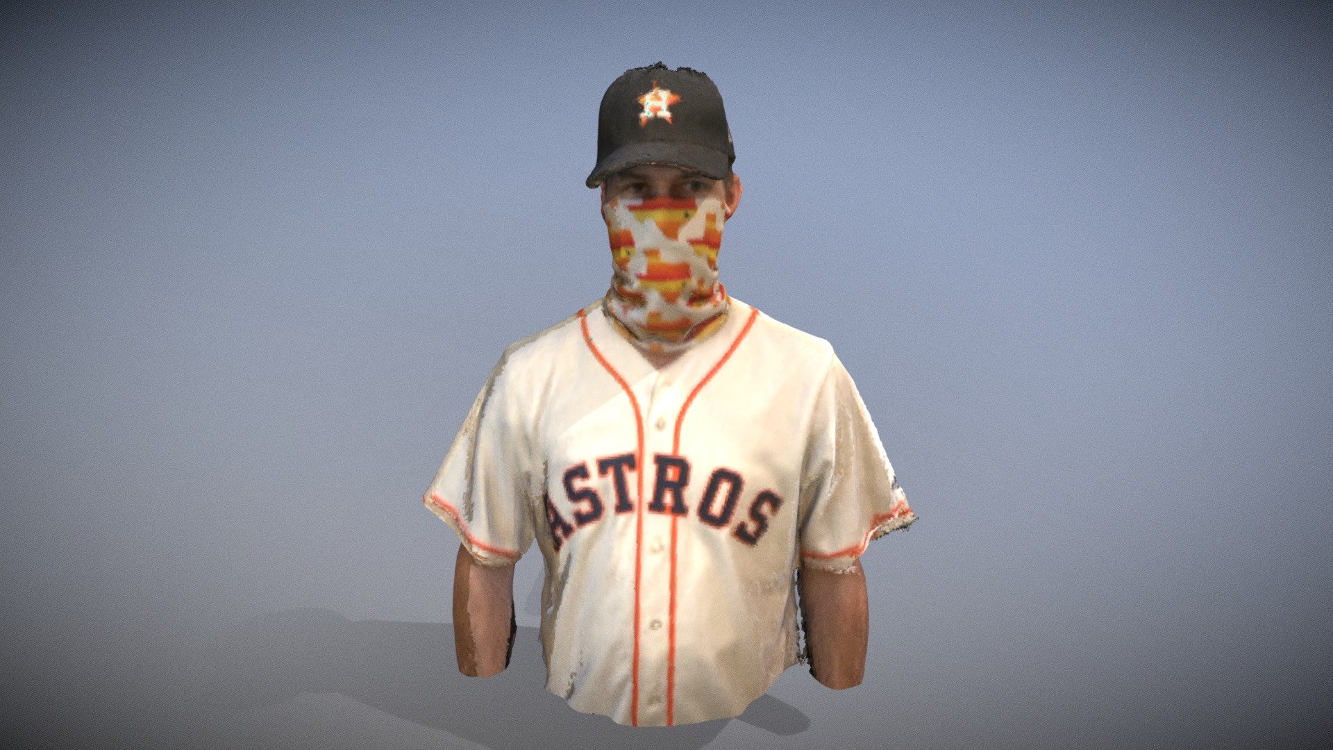 Astros fan - Download Free 3D model by hcwiley [908aa75] - Sketchfab