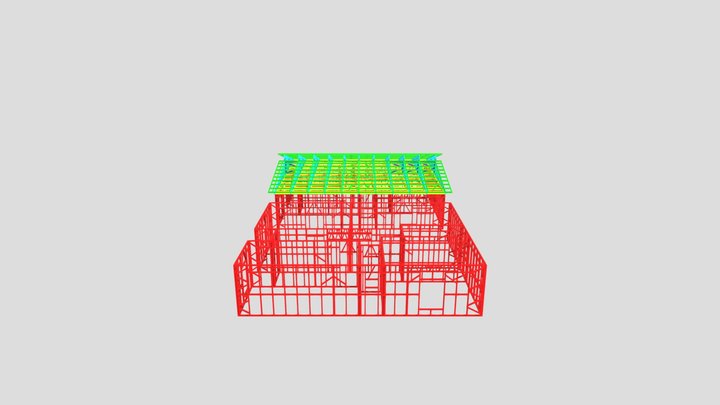 119m² Formsan Kesik Çatı Revize2 3D Model