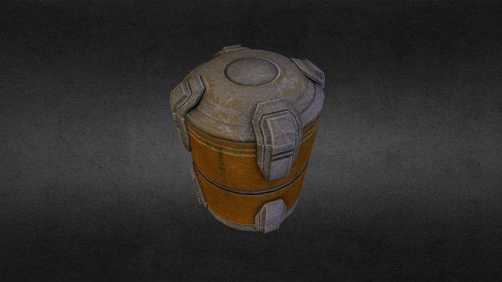 Gaming Props - Barrel 3D Model