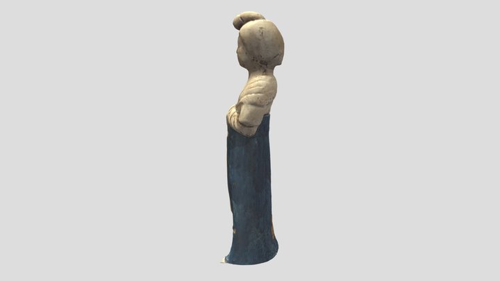 Tomb Figurine in the Form of a Standing Lady 3D Model