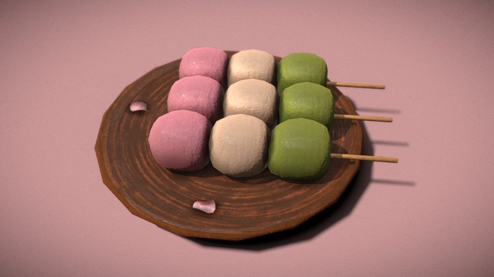 Dango 3D Model