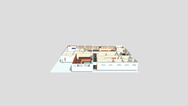 Pirates Clubhouse_partially furnished 3D Model