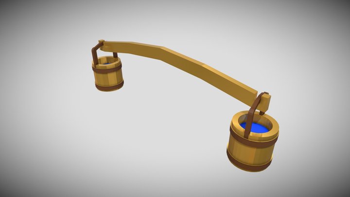buckets on a stick – Modello 3D gratuito STL