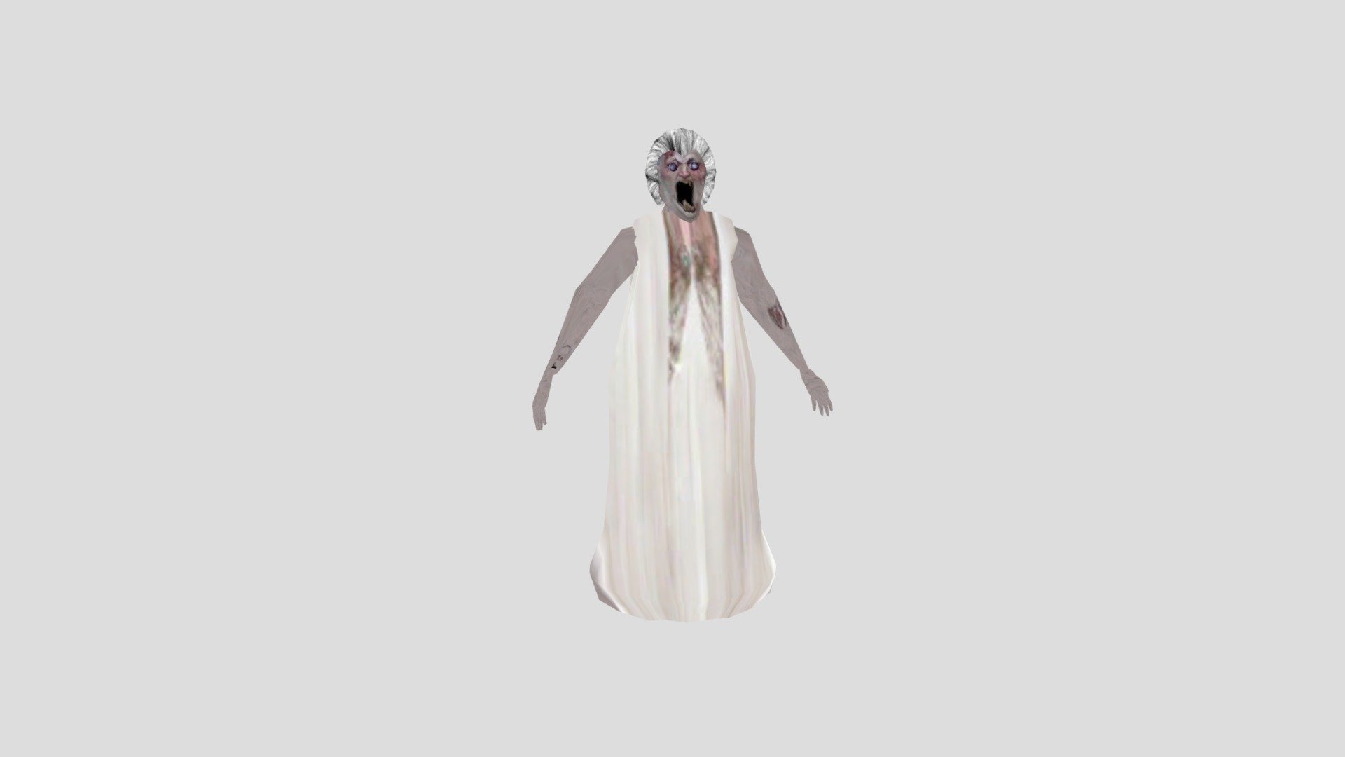 Slendrina's mom with extra animations - Download Free 3D model by ...