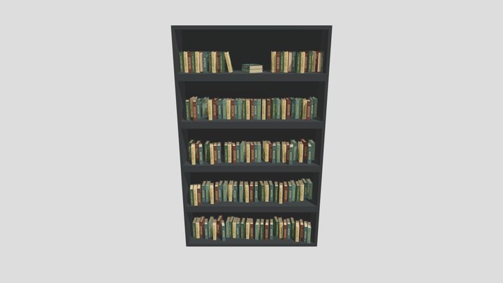 Bookshelf 3D Model