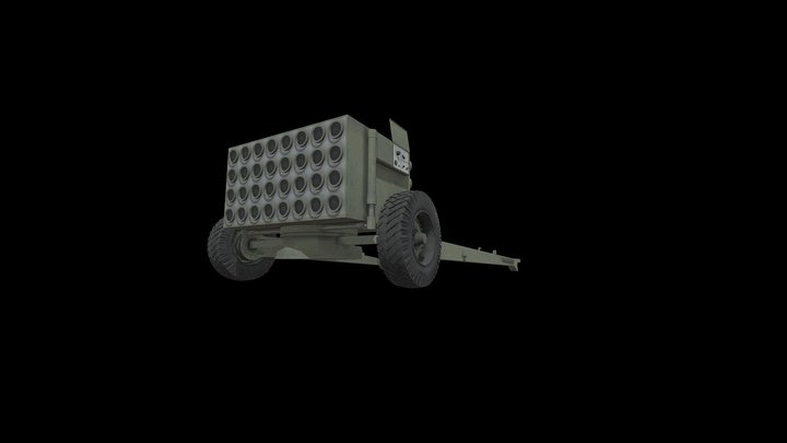 M-63 "Plamen" MLRS 3D Model